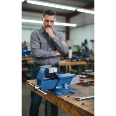 Imagem de Morsa Bancada 6" 150mm Giratória Bigorna Reforçada - Congratulations S