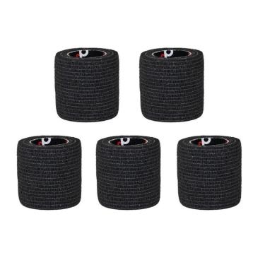 Imagem de Kit com 5 Unidades - Fita Elástica de Proteção  - Bandagem Thumb Tape 5cm - Preto-Unissex