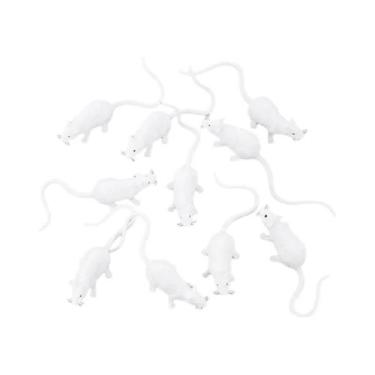 Imagem de Mini Rato De Halloween: Kit Com 10 Modelos De Animais Falsos Em PVC Pa