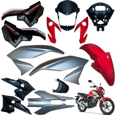 Imagem de Kit Carenagem Cg Titan 160 Modelo 2022 / 2024 Completo Novo - Sportive