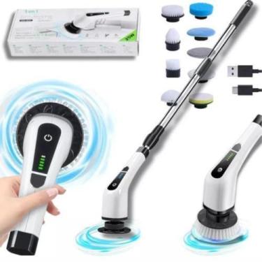 Imagem de Esfregão Elétrico Mop Escova De Limpeza 360 Giratoria Usb - Esfregão M