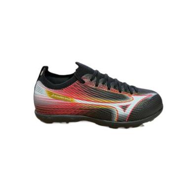 Imagem de Chuteira Mizuno Society Alpha Club Junior Cod 17936 -, Preto, Vermelho