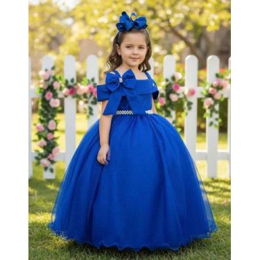 Imagem de Vestido Longo Doce Elegancia Azul Royal Formatura Festas, 02