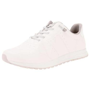 Imagem de Tênis Feminino Via Marte Lançamento Com Brilho Casual Branco, Branco, 
