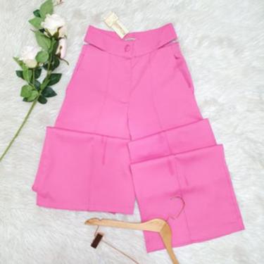 Imagem de Doutoras Modas Calça Alfaiataria Pantalona 8418, Rosa, P