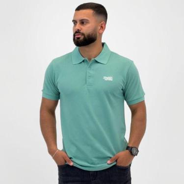 Imagem de Camisa Polo Red Nose Manga Curta Básica Masculina, G, Verde claro