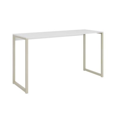 Imagem de Mesa Escrivaninha Industrial Desk 90 Color Quarto Escritório Branco Creme Cota