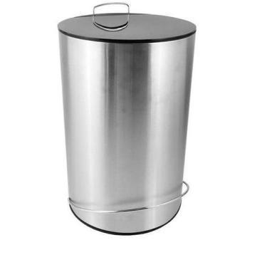 Imagem de Lixeira Aço Inox com Pedal Ergonomico 12 Litros 20.03.50100 - GHELPLUS