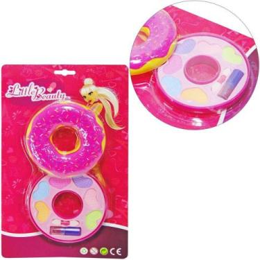 Imagem de Estojo de maquiagem para boneca little beauty rosquinha - PD IMPEX