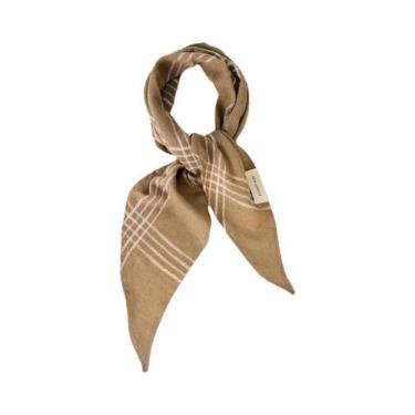 Imagem de Cachecol Triangular Tricotado Quente Para Mulheres, Xale Casual Multif