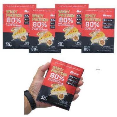 Imagem de 5 Sache Dose Whey Protein Growth Mousse Maracuja Dia A Dia - Growth Su