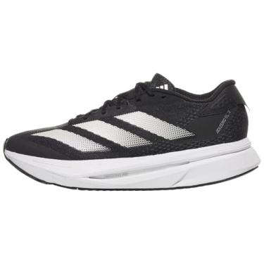 Imagem de adidas Tênis de corrida feminino Adizero Sl2 W, Preto/Zero Metálico/Carbono, 11 Wide