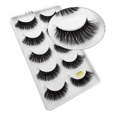 Imagem de Cílios Postiços G5-g6-g8 Mink 5 Pares - Eyelash, G808