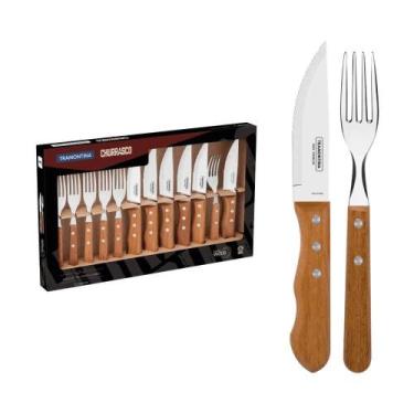 Imagem de Conjunto de Talheres para Churrasco Jumbo Inox - 12 Peças - Tramontina