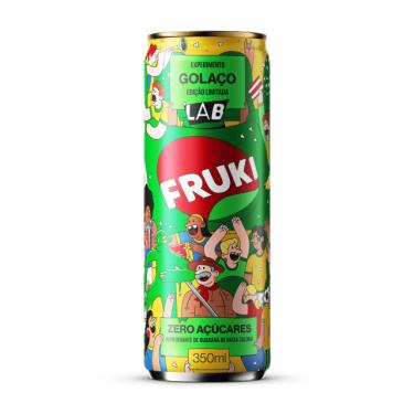 Imagem de Refrigerante Guaraná com Pipoca Zero Fruki 350ml Lata Edição Limitada