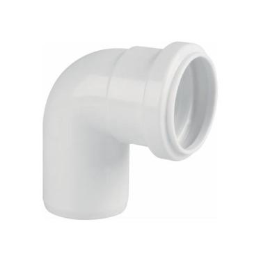 Imagem de Conexão para Esgoto Joelho 90 graus  40mm PVC com Bolsa Soldável Resistente a 750 Kpa Plastubos