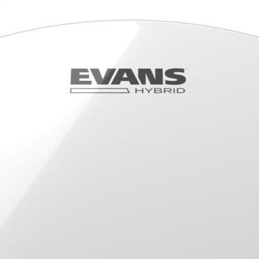 Imagem de Pele Para Caixa Marcial Hibrida Branca 14" Evans SB14MHW
