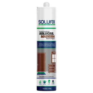 Imagem de Selante Acrílico Solufix Solucril 440g 280ml Cerejeira 
