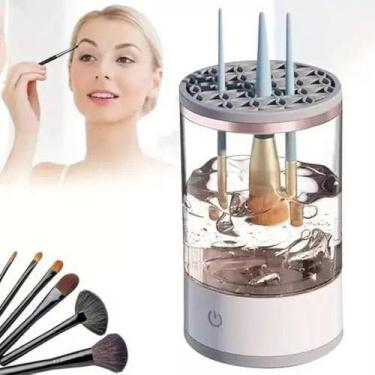 Imagem de Limpador De Pinceis Maquiagem Secador Automático Usb Eletric - Bruartt
