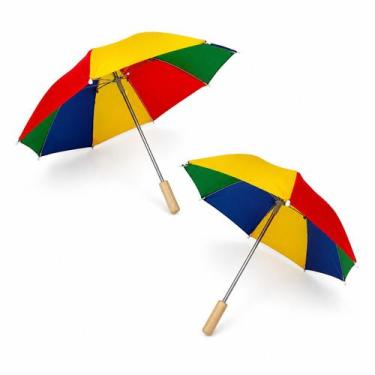 Imagem de Guarda Chuva De Frevo Colorido - 25Cm - Festas e Fantasias, 2 unidades