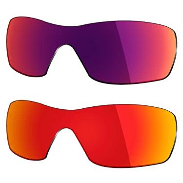 Imagem de 2 pares de lentes polarizadas de substituição da Mryok para óculos de sol Oakley Dart – Opções