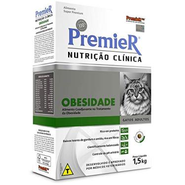 Imagem de Ração Premier Nutrição Clínica Obesidade para Gatos Adultos - 1,5kg Premier Pet