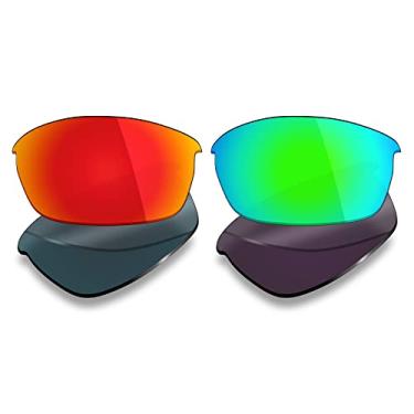 Imagem de Mryok 2 pares de lentes polarizadas de substituição para óculos de sol Oakley Flak Jacket – Opções