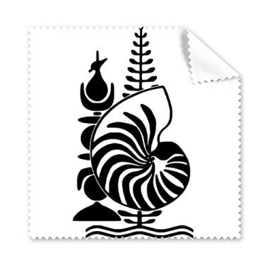 Imagem de Nova Caledônia National Emblem pano de limpeza limpador de óculos 5 peças