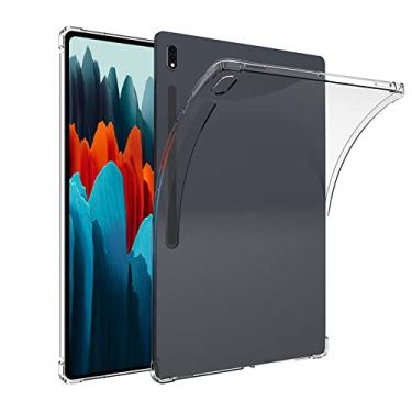 Imagem de Capa Capinha Para Tablet Samsung Galaxy Tab S8 Tela 11" Case Air Anti Impacto Com Bordas Reforçada - Transparente