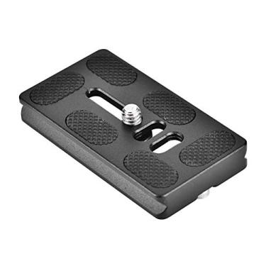 Imagem de Placa de liberação rápida, placa de tripé universal PU70 Arca com parafuso de 1/10.2 cm, adaptador de montagem de grampo de liberação rápida de 50 mm, padrão Arca Swiss para câmera SLR de cabeça