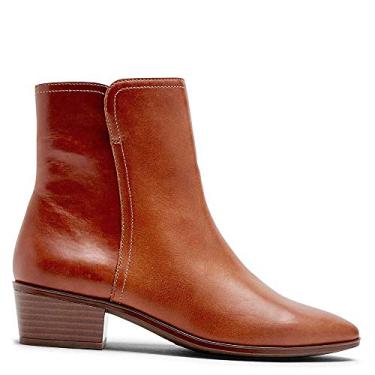 Imagem de Rockport Women's Geovana Mid Boot Calf, TAN LTHR WP, 5