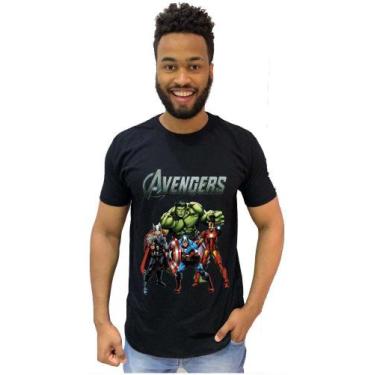 Imagem de Kit 2 Camisa Camiseta Marvel Vingadores Avengers Hulk Thor - Adquirido