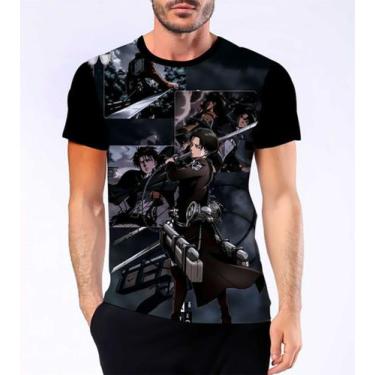 Imagem de Camisa Camiseta Levi Ackerman Capitão Attack On Titan Hd 2 - Dias No E
