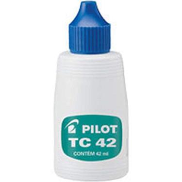 Imagem de Tinta Para Carimbo 42ml Azul Pilot, Multicor, pacote de 12