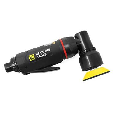 Imagem de Berkling Tools BT 5201 Lixadeira de ar orbital aleatória de alta velocidade de 5 cm, polidor pneumático leve e buffer ideal para aplicações de detalhes automotivos