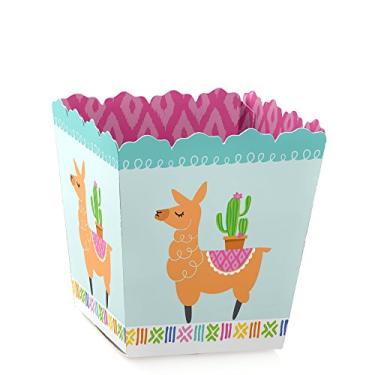 Imagem de Llama Divertida – Mini caixas de lembrancinha de festa – Llama Fiesta para chá de bebê ou festas de aniversário – Conjunto com 12