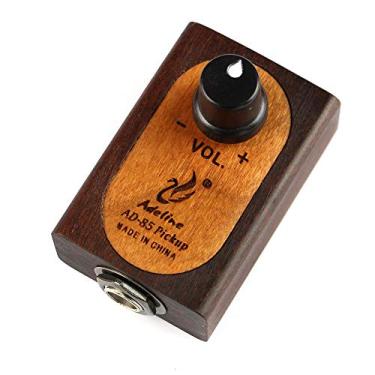Imagem de Adeline Captador de transdutor piezo muito conveniente para violão violino violino violoncelo bandolim banjo etc. O som é claro, quente e nítido. Com controle de volume, sem perfuração de guitarra