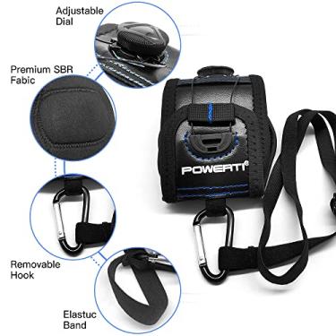 Imagem de Tingpai Cinta de b ço com most dor de tênis ajustável pulsei de treinamento nço de tênis exercitador correto