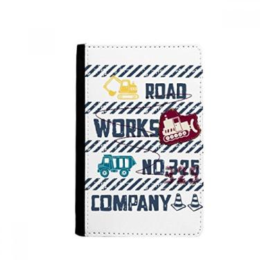 Imagem de Porta-passaporte padrão número estrada coração notecase burse carteira capa cartão bolsa, Multicolor