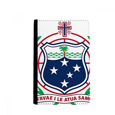 Imagem de Porta-passaporte Samoa Oceania National Emblema Porta-cartões Notecase Burse, Multicolor