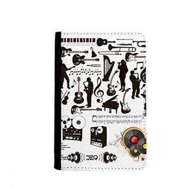 Imagem de Festival de música rock com estampa louca para passaporte Notecase Burse carteira capa para cartão, Multicolorido.