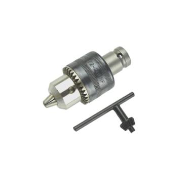 Imagem de CHANCS 1/2-20UNF 1,5 mm-13 mm chave de mandril de broca de troca rápida adaptador de broca com 1/2" adaptador quadrado de soquete para broca para chave de impacto de ar