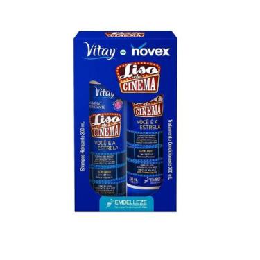 Imagem de Kit Shampoo E Condicionador  Vitay + Novex Liso De Cinema - Embelleze