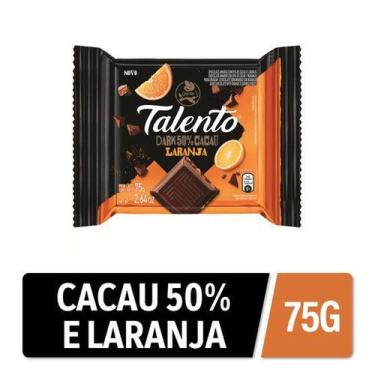 Imagem de Chocolate Talento 50% Dark Com Laranja Garoto 75G