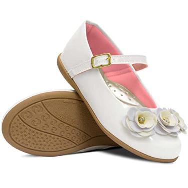 Imagem de Sapatilha Infantil Feminina Menina Bebe Boneca 02.204 (Branco, BR, Criança de 1 a 3 anos, Numérico, 20)