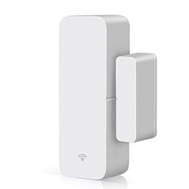Imagem de Sensor de Porta Tuya WiFi Alexa Alimentação por Pilha AAA Smart Life Inteligente Google Home Detector de Aberto/Fechado Janela