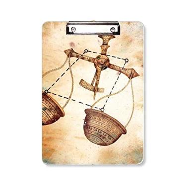 Imagem de Setembro, outubro, libra, constelação, zodíaco, prancheta, pasta, bloco de escrita A4