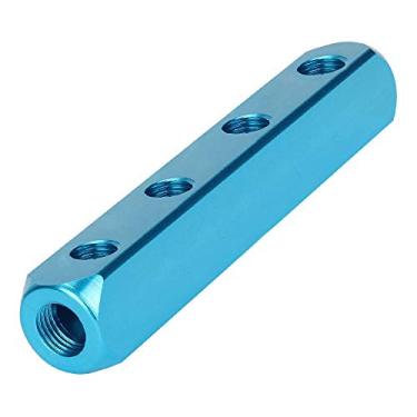 Imagem de Beduan 1/4" PT Thread divisor de bloco de coletor de mangueira de ar de conexão rápida, 1kl-03440-MBS, 4 Way 7 Ports