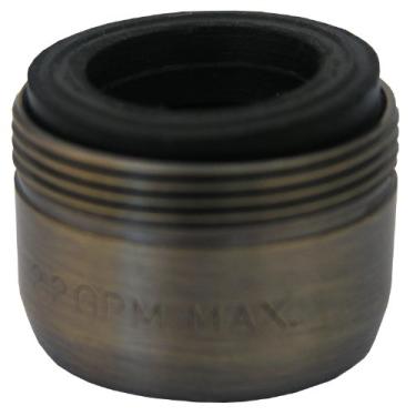 Imagem de Lasco 09-1971 Dual Thread Torneira Aerador Rosca Dupla, Adaptador Padrão Masculino e Feminino, Bronze Antigo, Antique Bronze