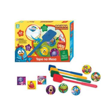 Brinquedo Infantil Tapa Na Mesa Galinha Pintadinha Nig - N/A